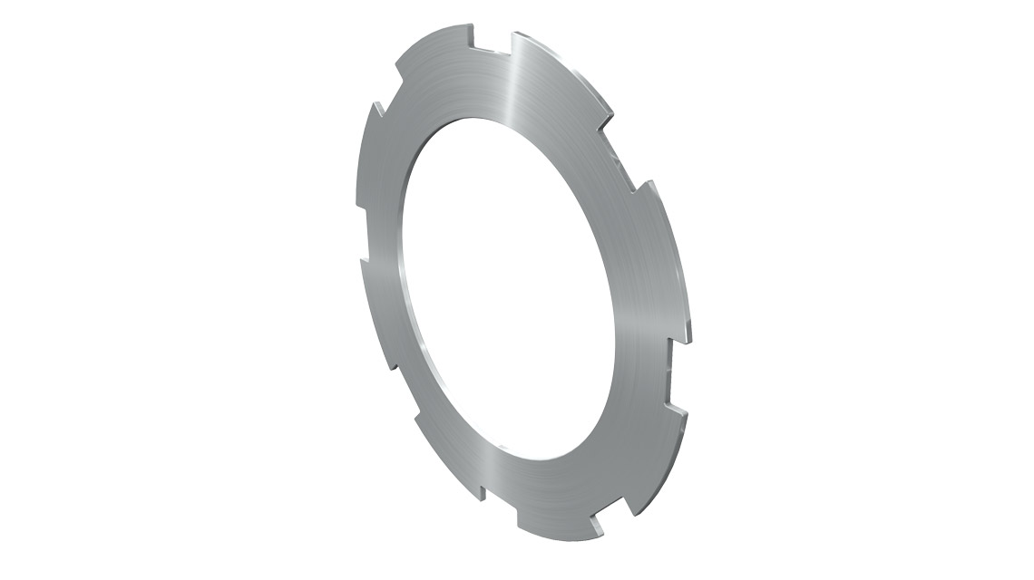 Plates with radial slots