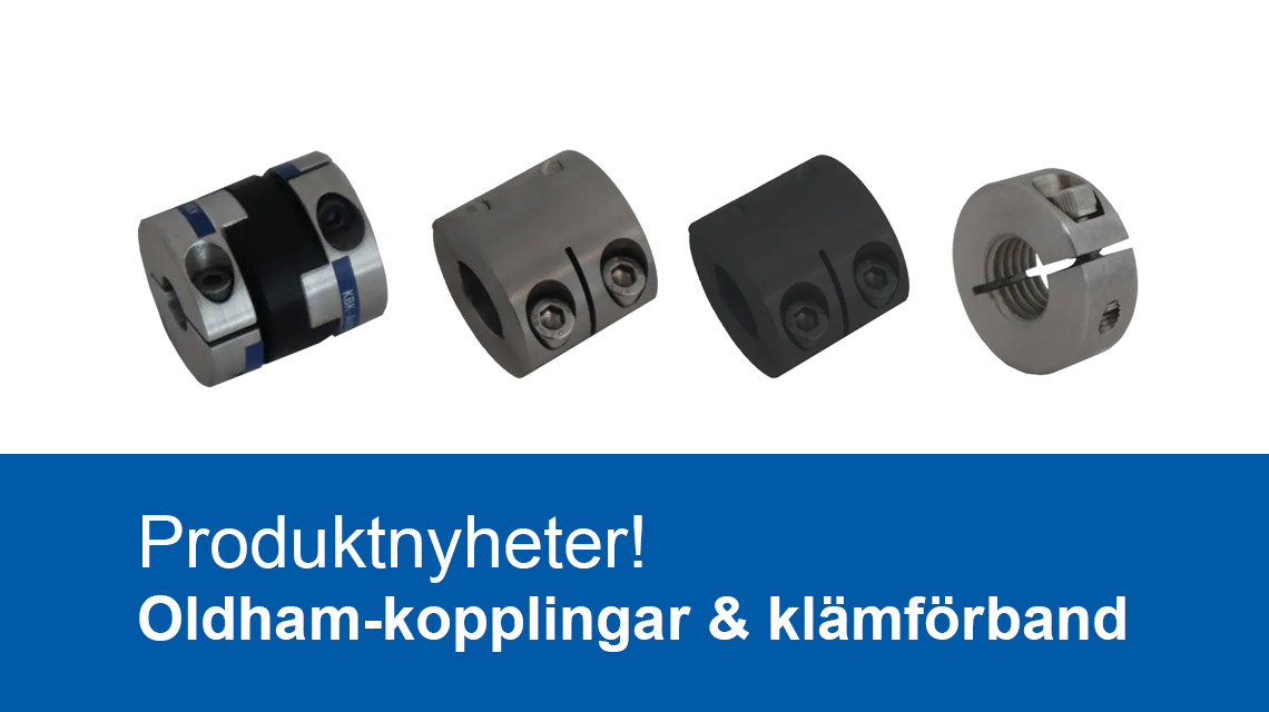 Produktnyheter! Oldham-kopplingar och klämförband